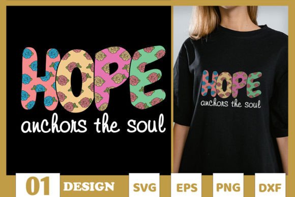 Christian Hope Anchors the Soul SVG