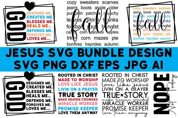 Elegant Boho Christian Svg, God Bundle