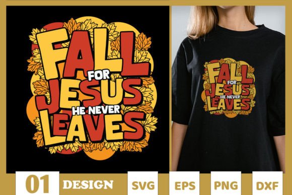 Fall for Jesus Christian Pumpkin SVG