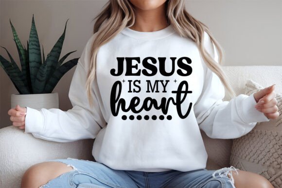 Free Jesus is My Heart SVG for Freebies Projects