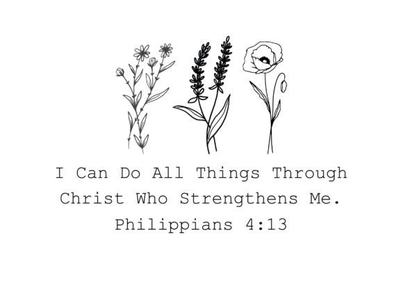 I Can Do All Things, Christian Svg Design