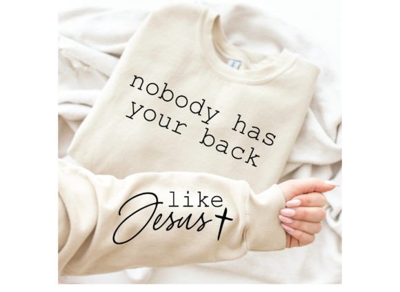 Jesus Has My Back SVG, T-Shirt Designs