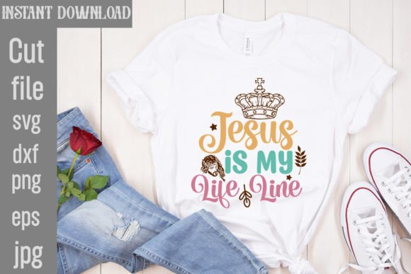 Jesus is My Life Line SVG Cut File and Freebies