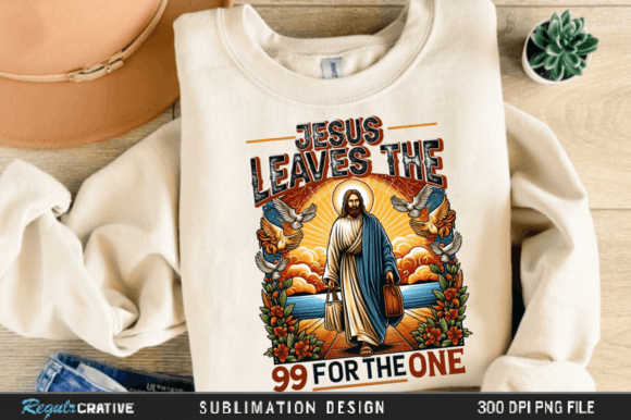 Jesus Leaves the 99 for the One PNG