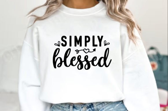 Simply Blessed, Christian SVG